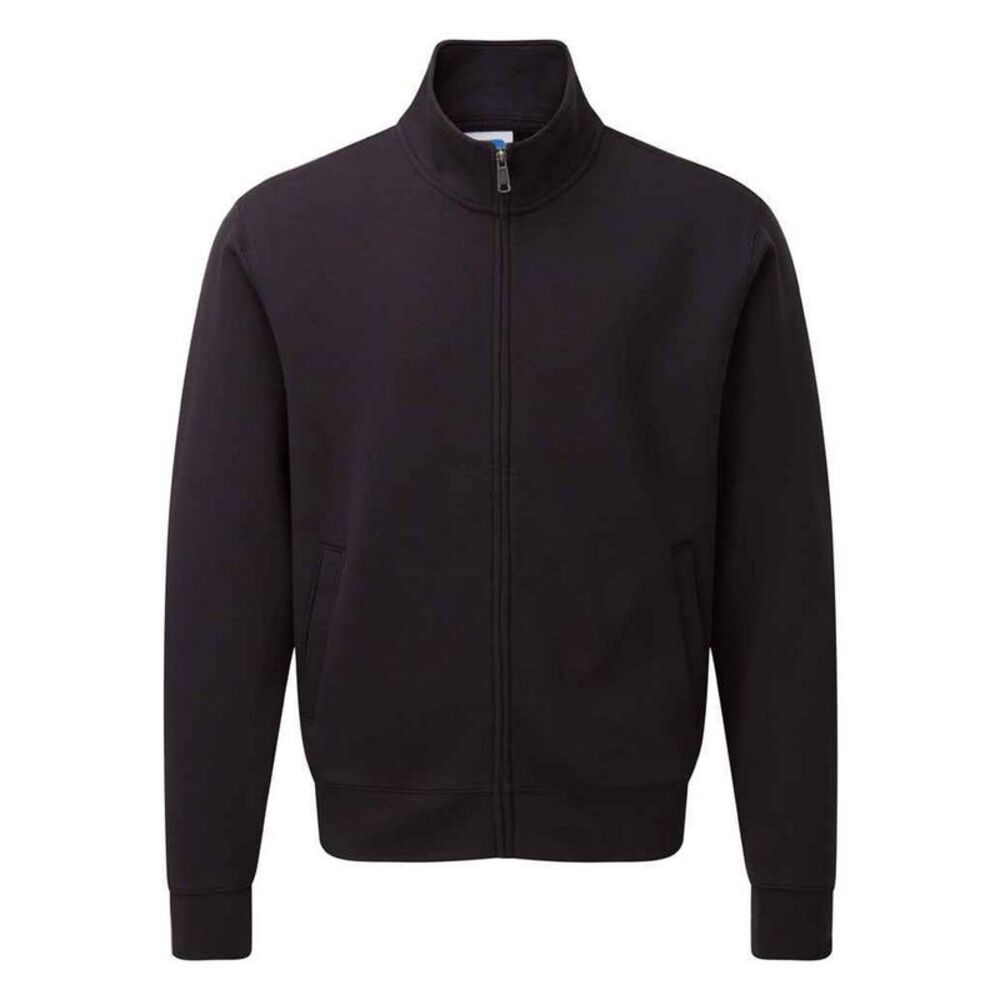 Russell Mens Authentic Sweat Jacket / Black